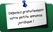 Petites Annonces Juridique Gratuite
